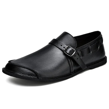 Johannes | Loafer in Lederoptik mit Schnalle