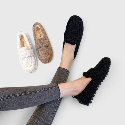 Tanja | Weicher Bouclé-Loafer