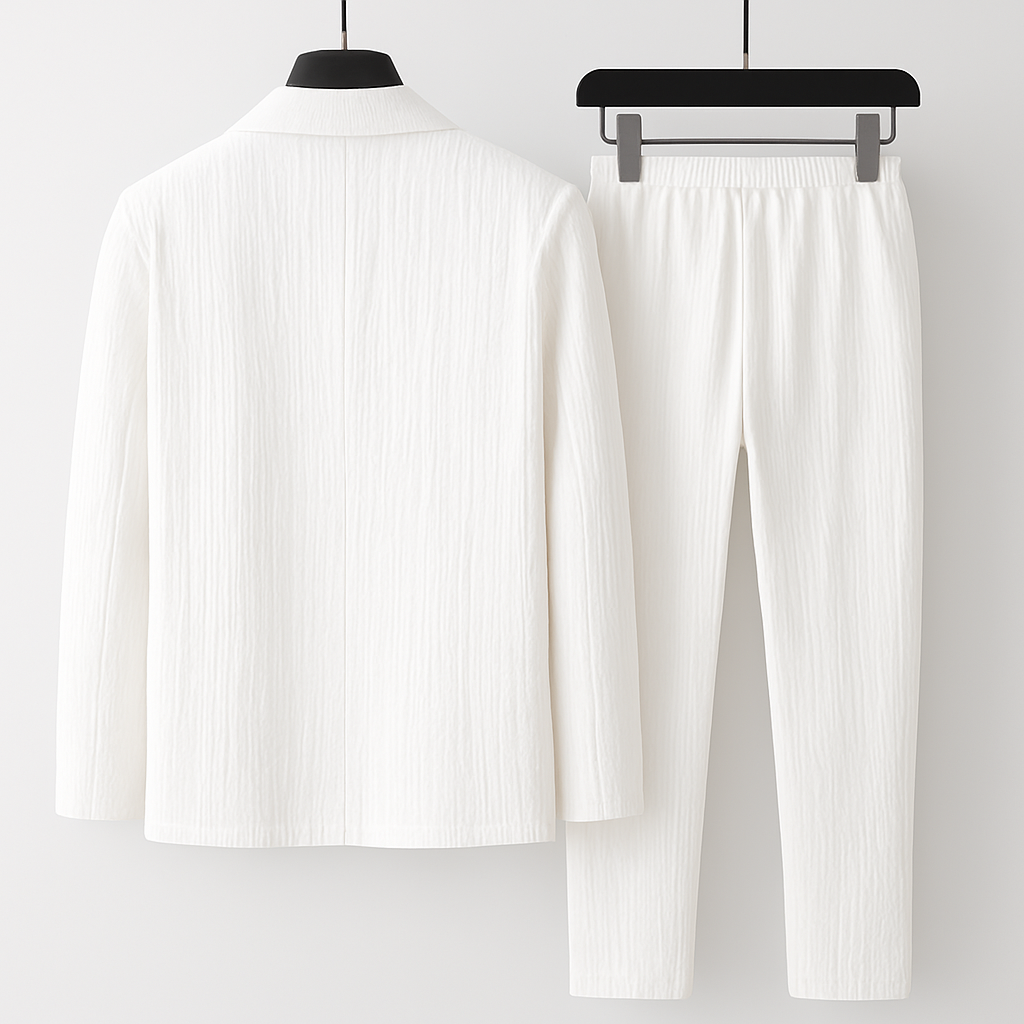 Anna-Marie | Blazer-Set in Leinenoptik