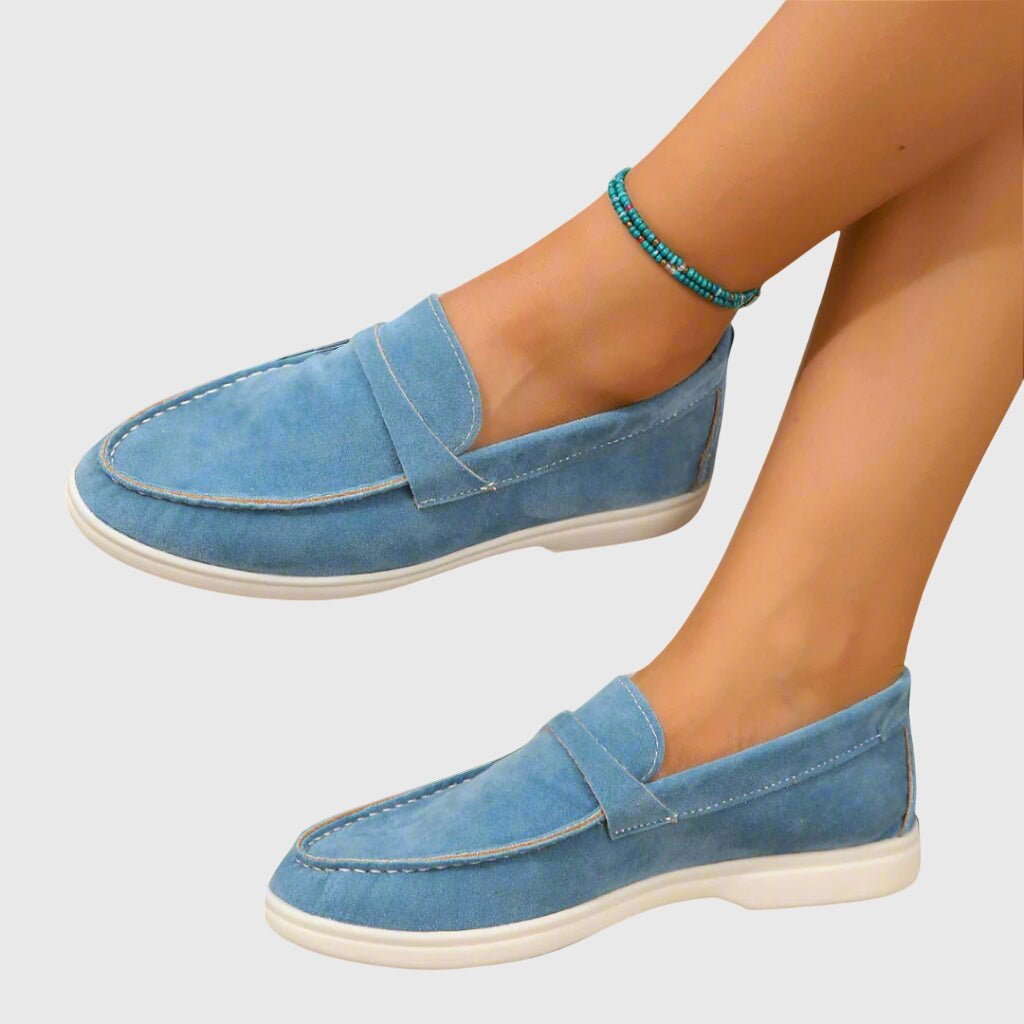 Thea | Taupefarbener Freizeit-Loafer