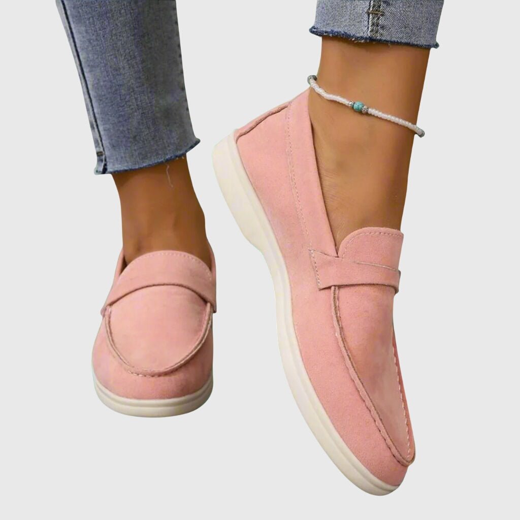 Thea | Taupefarbener Freizeit-Loafer
