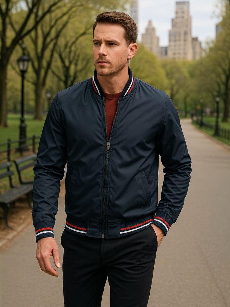 Theo | Olivgrüne Bomberjacke