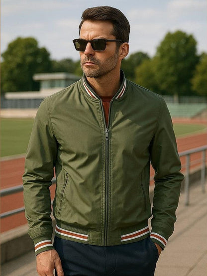 Theo | Olivgrüne Bomberjacke