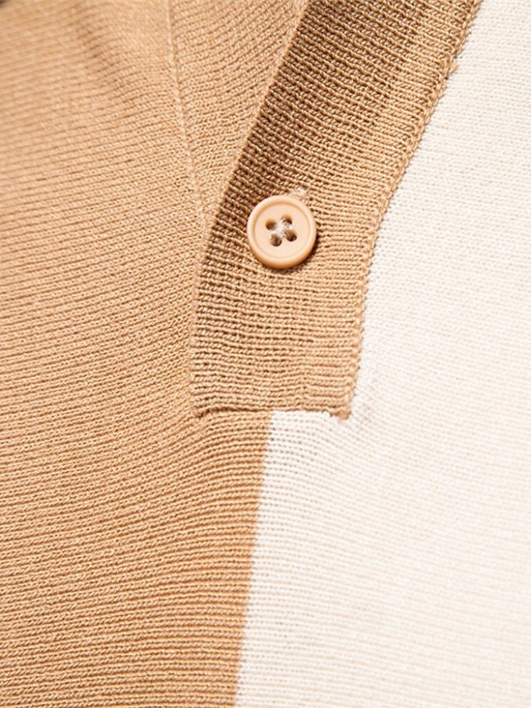 Hans-Dieter | Retro-Poloshirt mit Längsstreifen