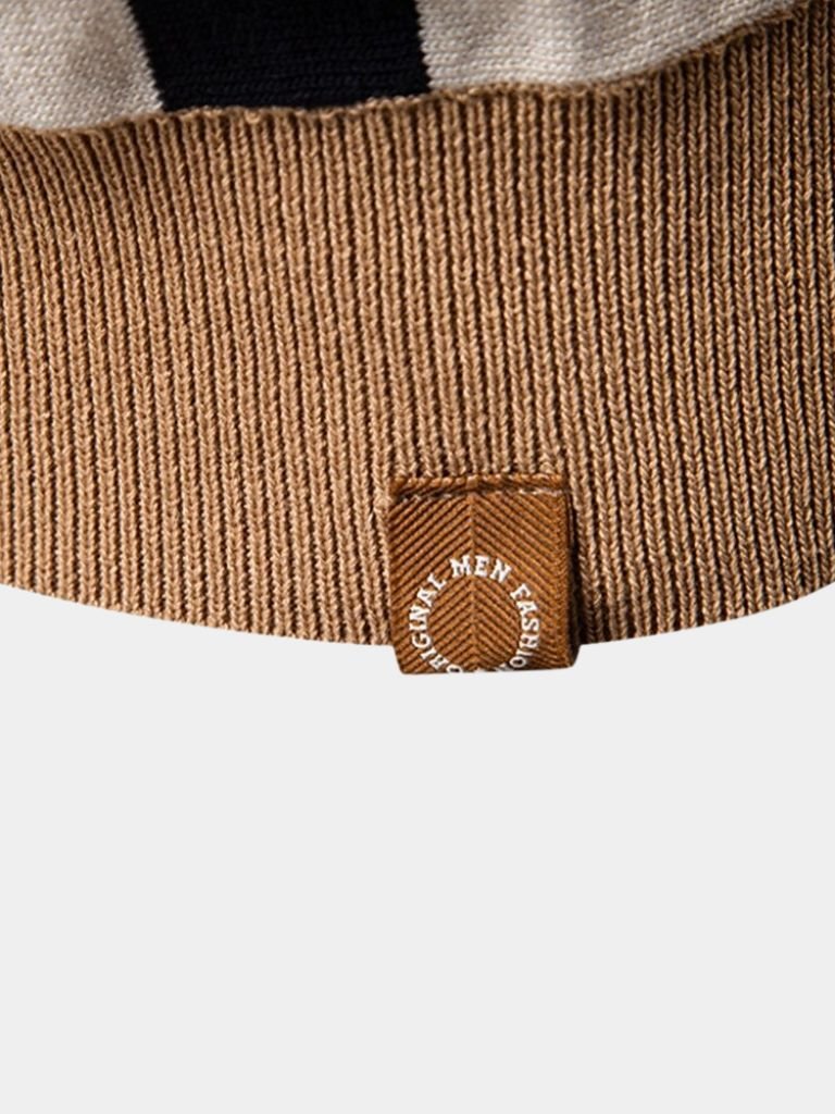 Hans-Dieter | Retro-Poloshirt mit Längsstreifen