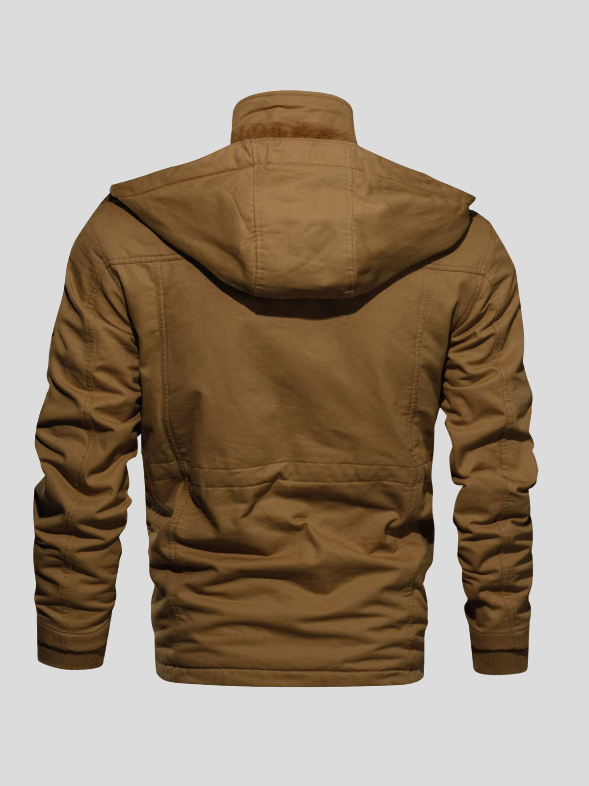 Hans-Werner | Schwarze Winterjacke mit Kapuze