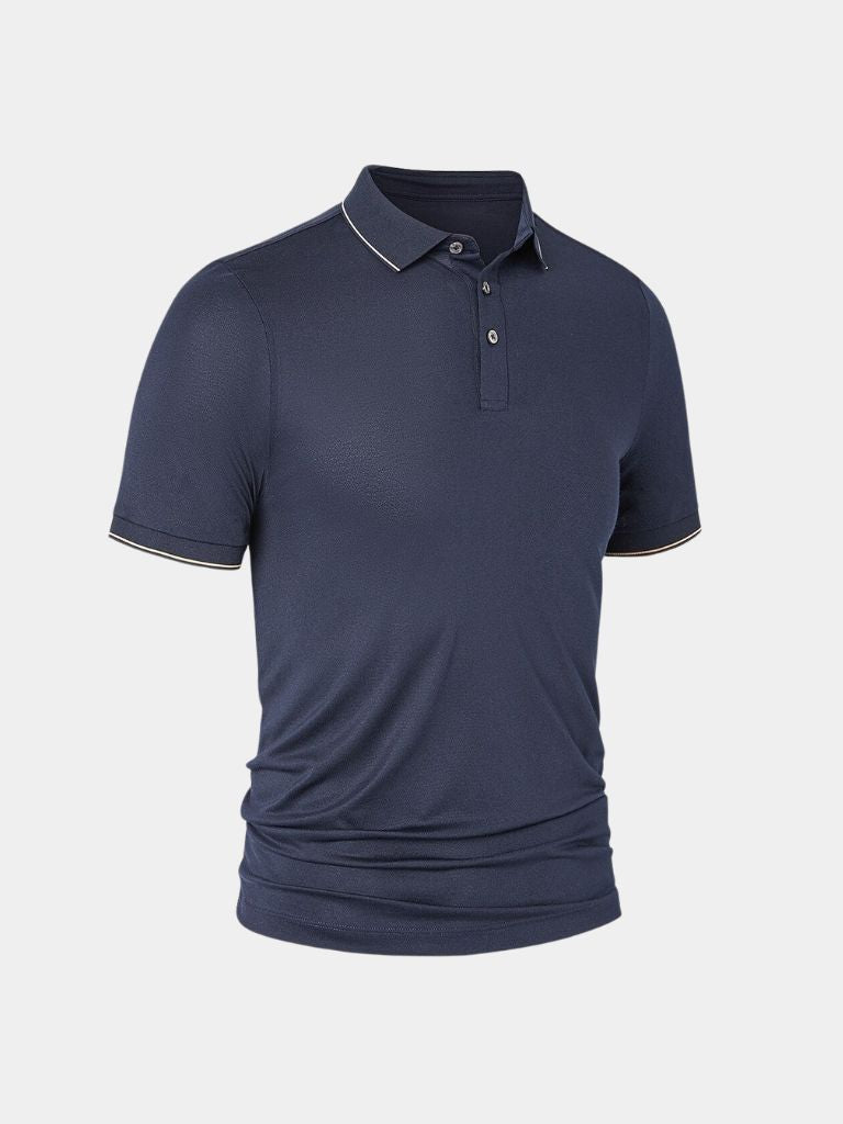 Franz-Josef | Klassisches dunkelblaues Poloshirt