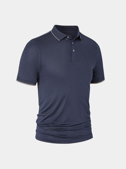 Franz-Josef | Klassisches dunkelblaues Poloshirt