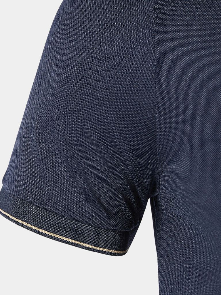Franz-Josef | Klassisches dunkelblaues Poloshirt