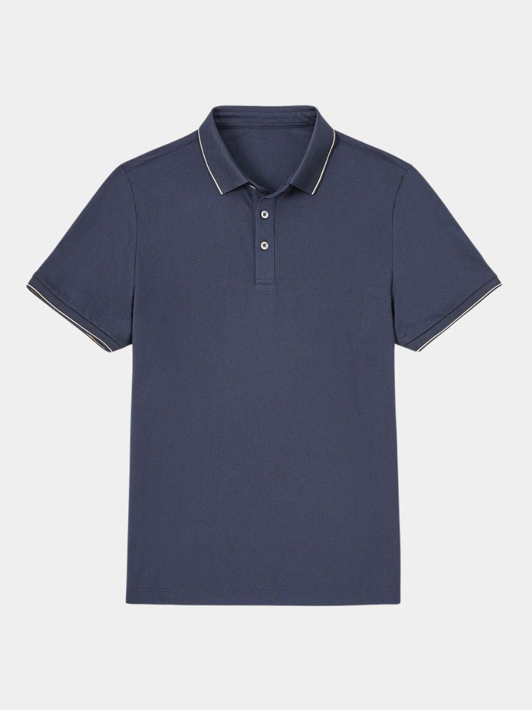 Franz-Josef | Klassisches dunkelblaues Poloshirt