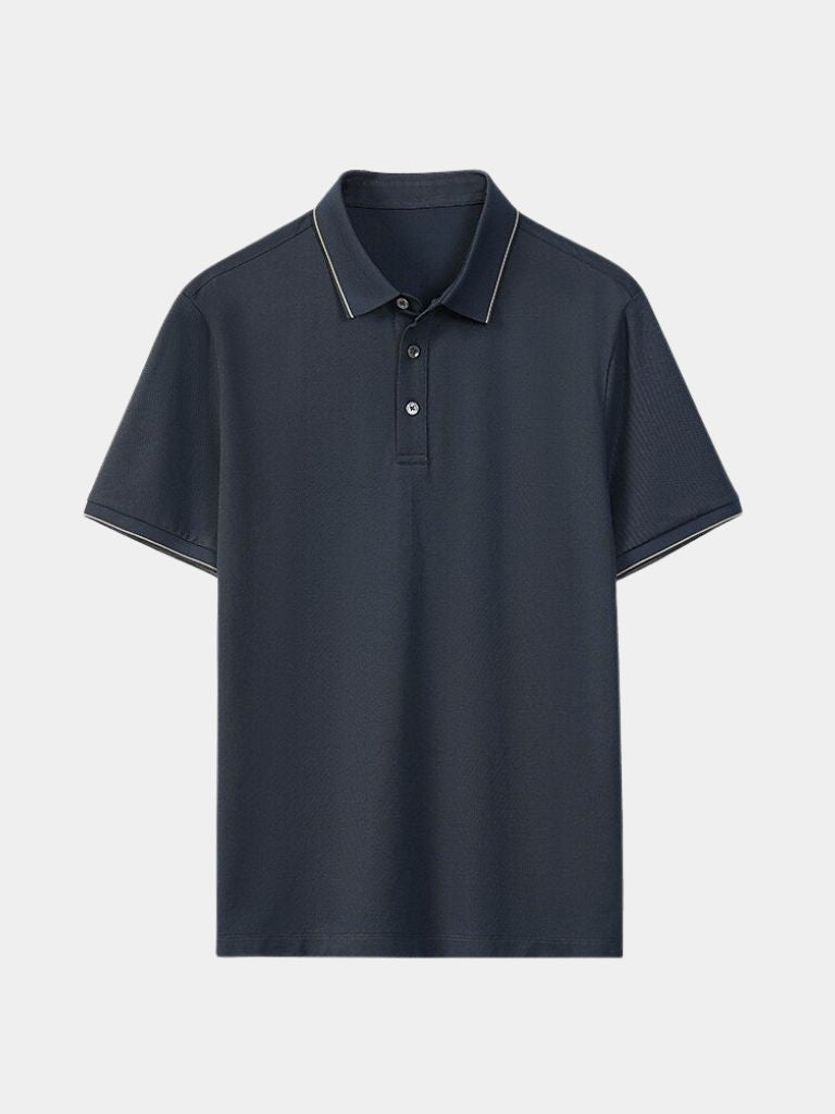 Franz-Josef | Klassisches dunkelblaues Poloshirt