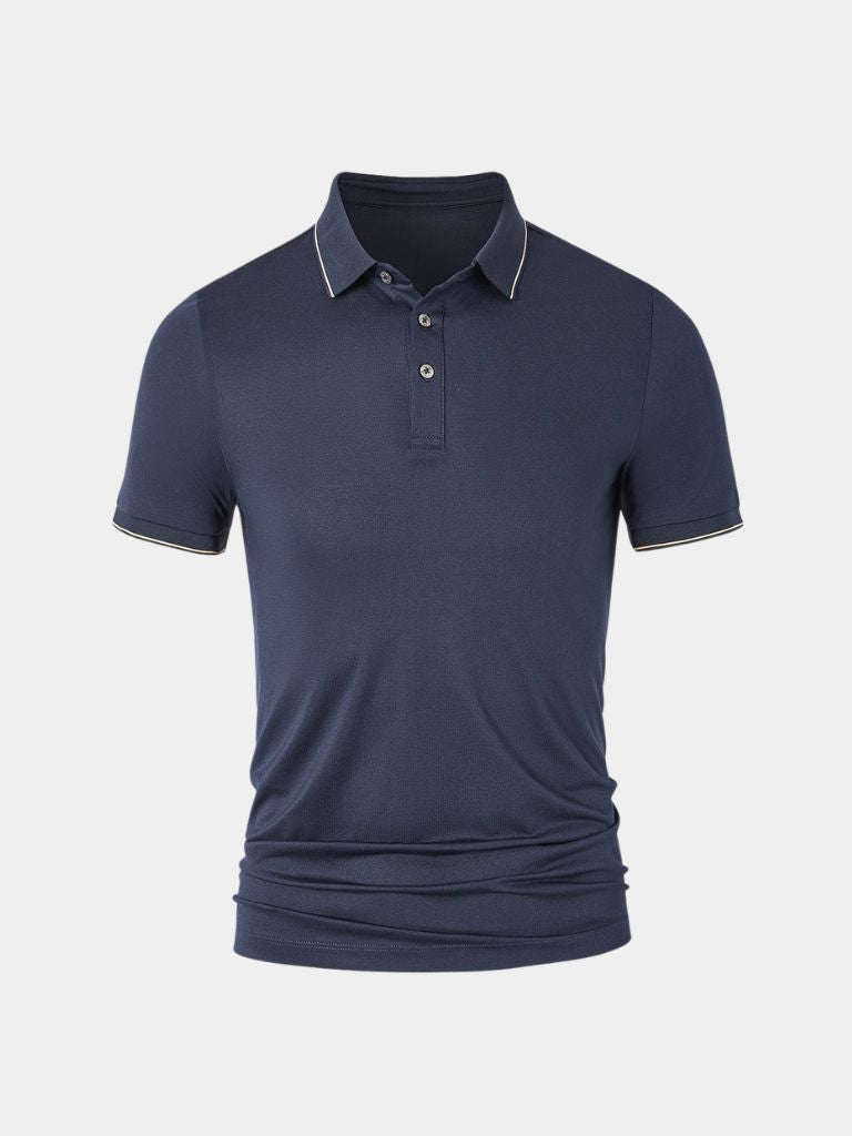 Franz-Josef | Klassisches dunkelblaues Poloshirt
