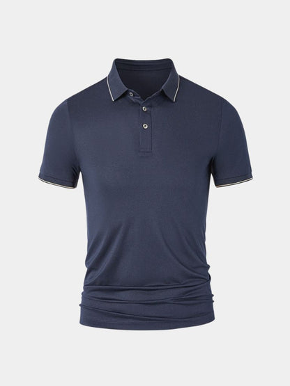 Franz-Josef | Klassisches dunkelblaues Poloshirt
