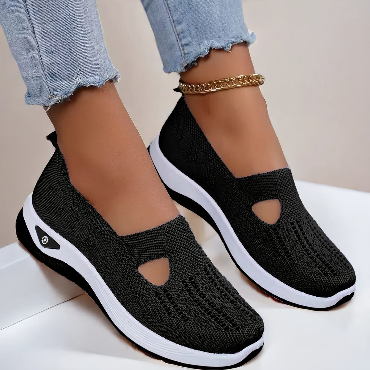 Vera | Slip-on-Sneaker aus Strick