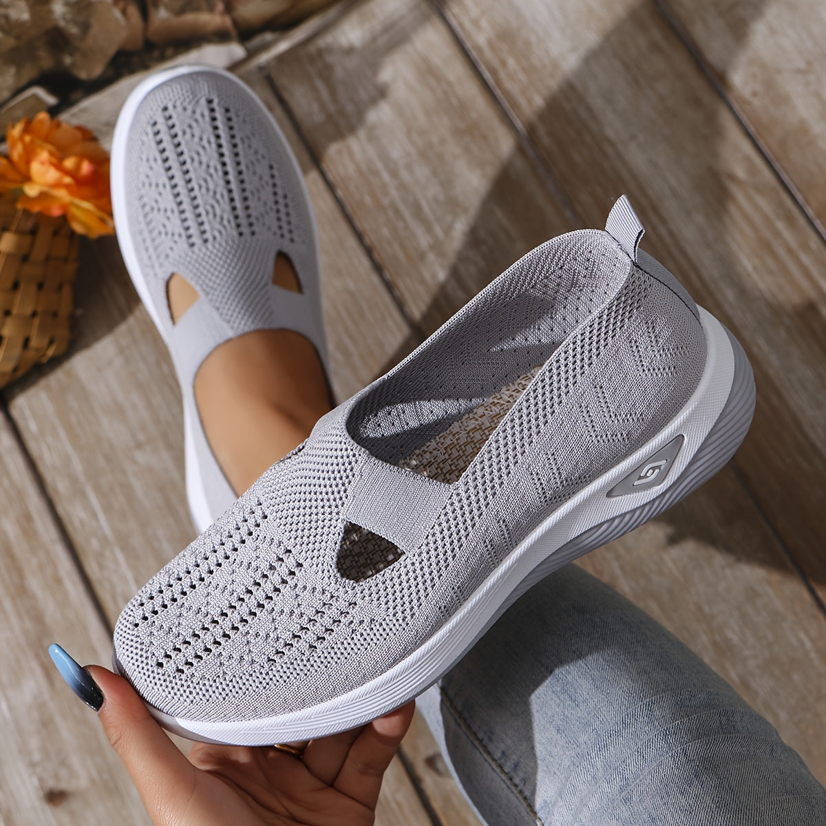 Vera | Slip-on-Sneaker aus Strick