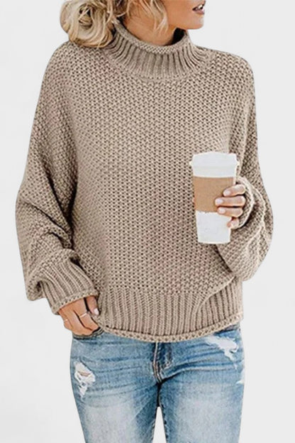Vivien | Strukturstrickpullover in Marineblau