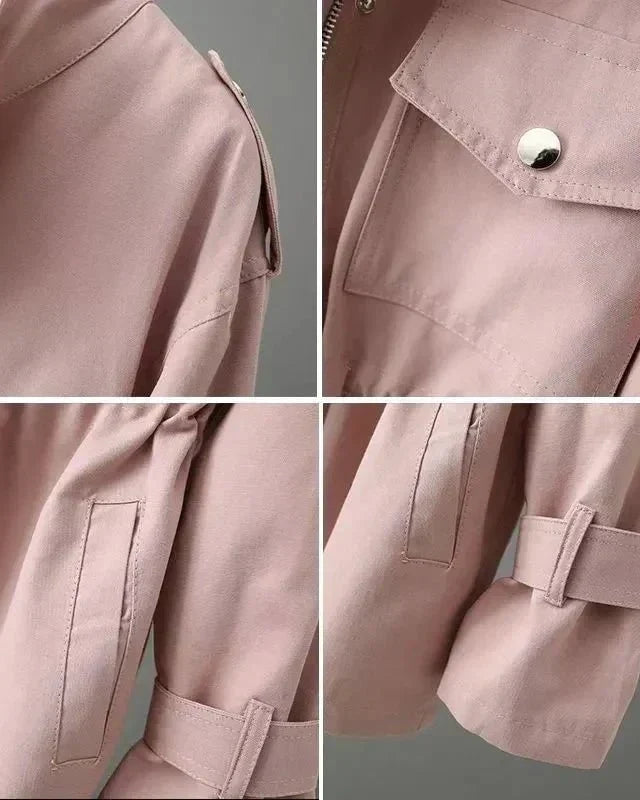 Venetia | Leichte Utility-Jacke in Rosa