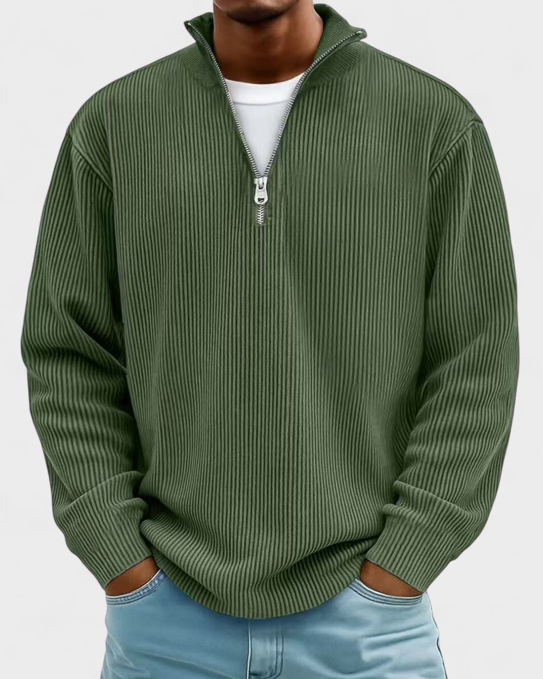 Gunnar | Bordeauxroter Troyer-Pullover