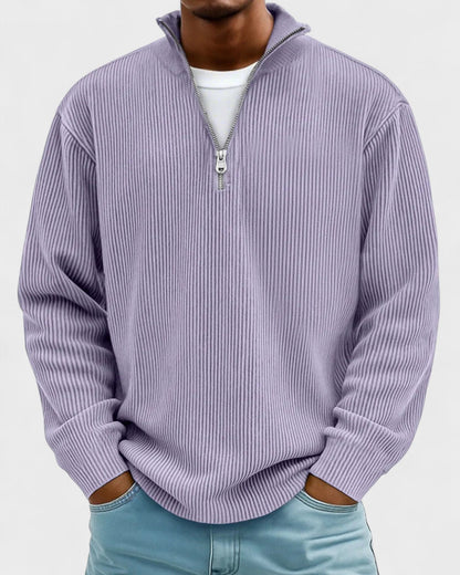 Gunnar | Bordeauxroter Troyer-Pullover