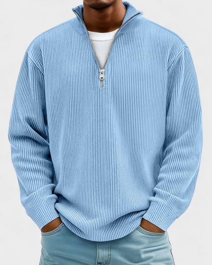 Gunnar | Bordeauxroter Troyer-Pullover