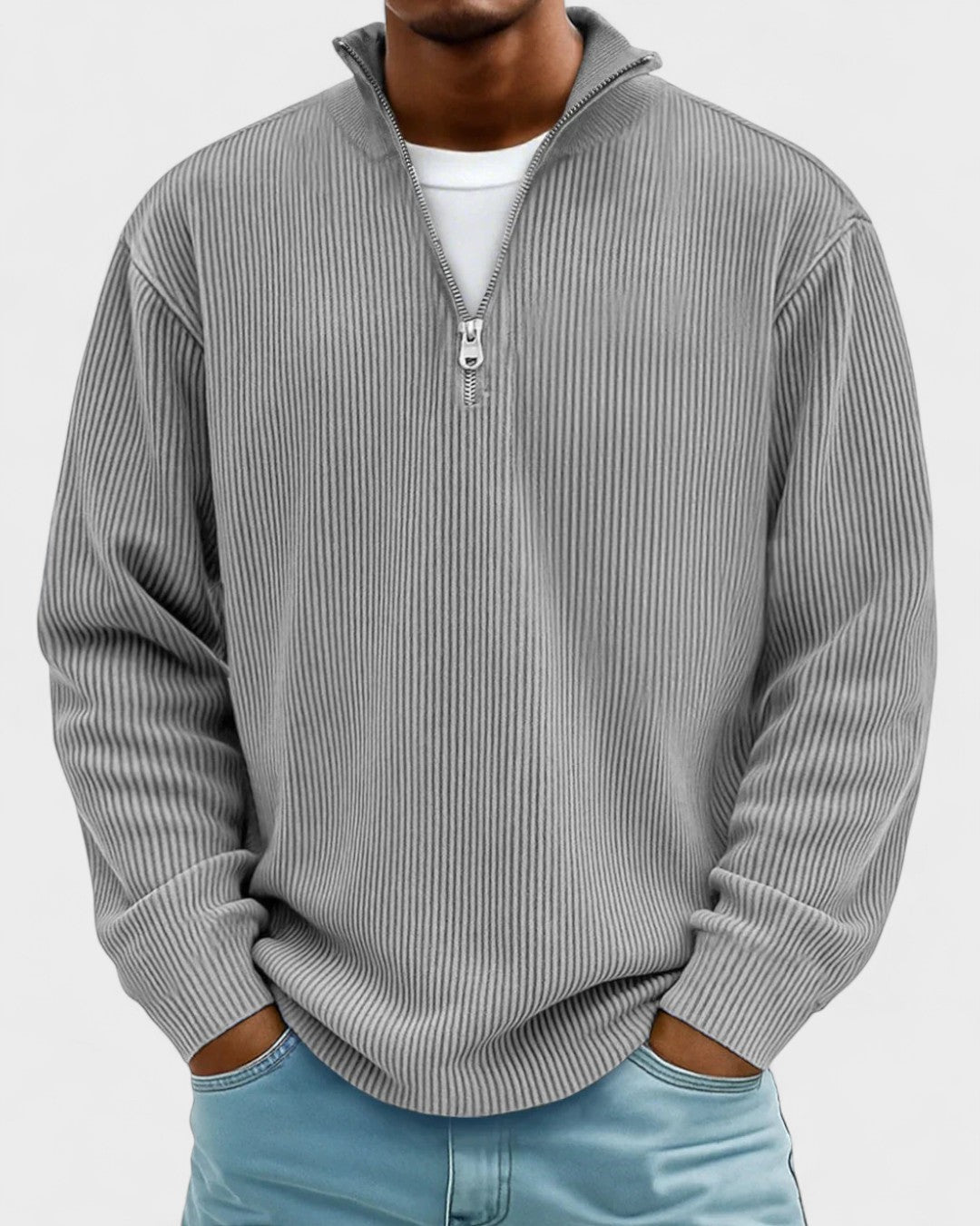 Gunnar | Bordeauxroter Troyer-Pullover