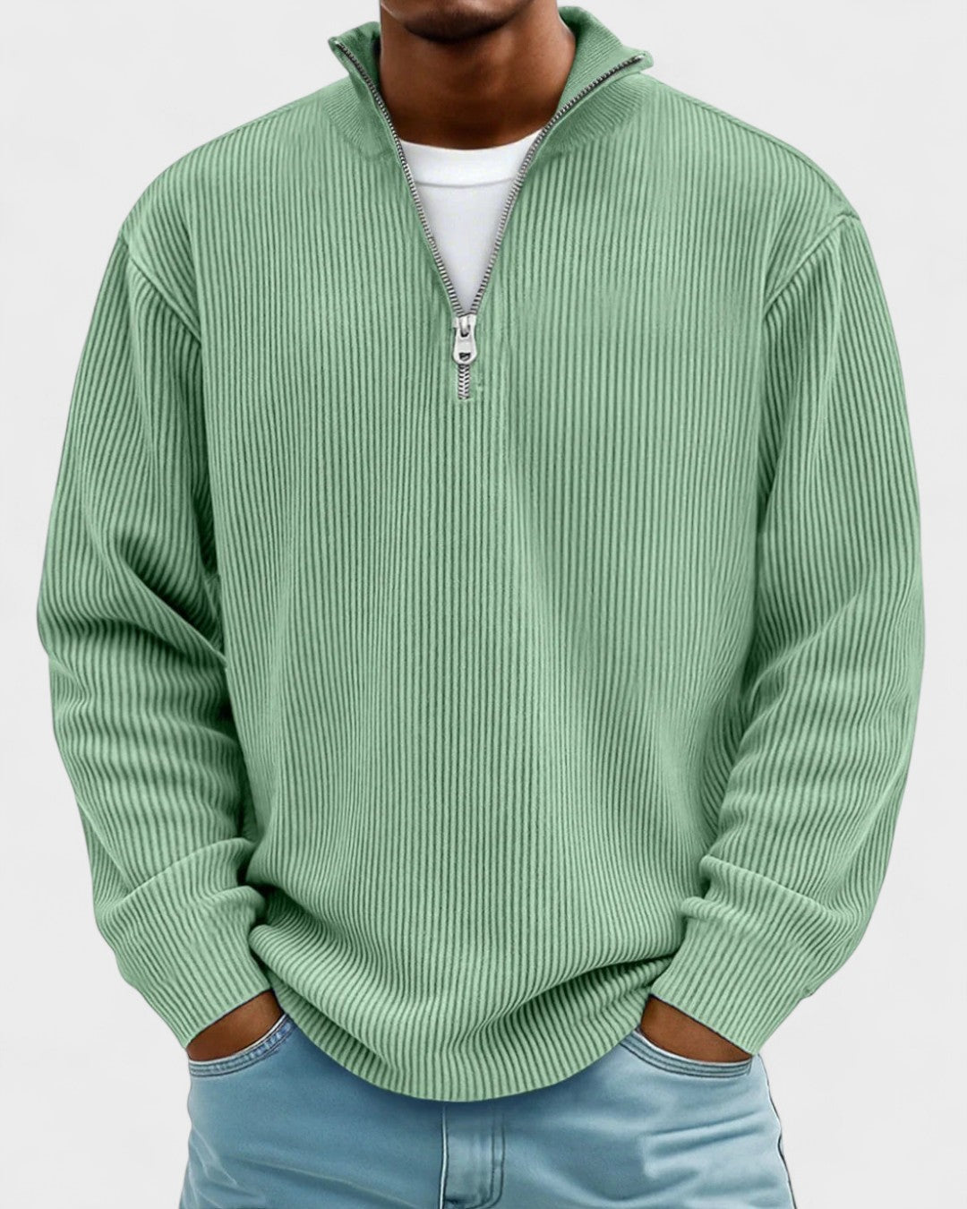 Gunnar | Bordeauxroter Troyer-Pullover