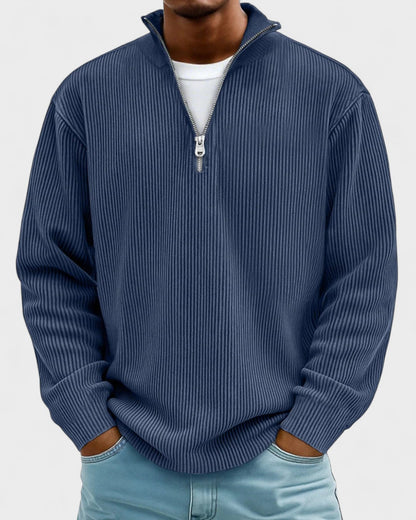 Gunnar | Bordeauxroter Troyer-Pullover
