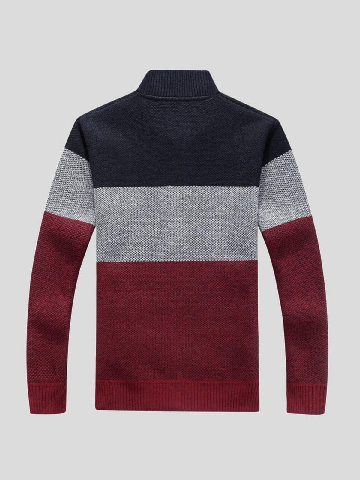 Hartwig | Mehrfarbige Strickjacke mit Reißverschluss