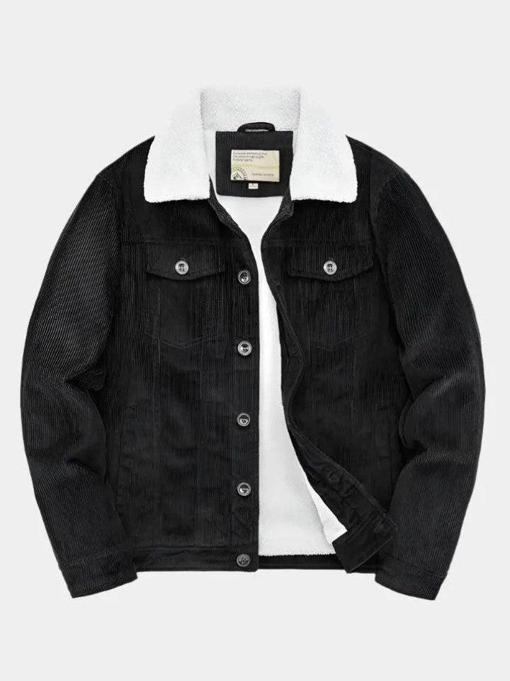 Horst | Braune Cordjacke mit Teddyfutter