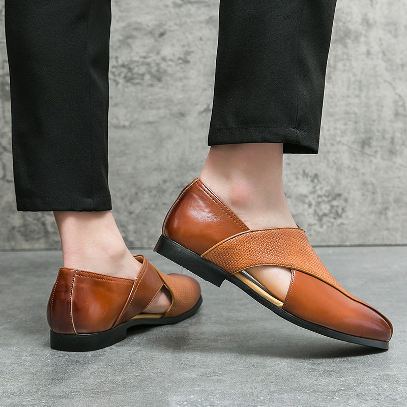 Julius | Vintage-Loafer in Lederoptik