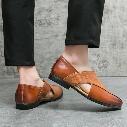 Julius | Vintage-Loafer in Lederoptik