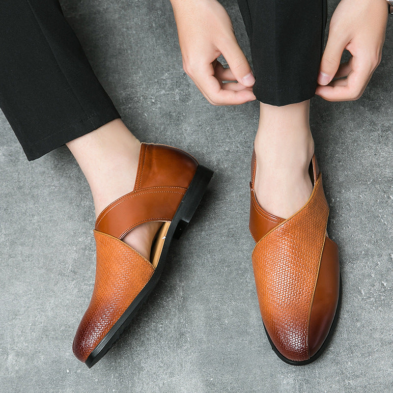 Julius | Vintage-Loafer in Lederoptik