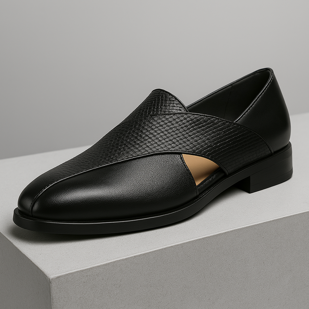 Julius | Vintage-Loafer in Lederoptik