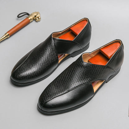 Julius | Vintage-Loafer in Lederoptik