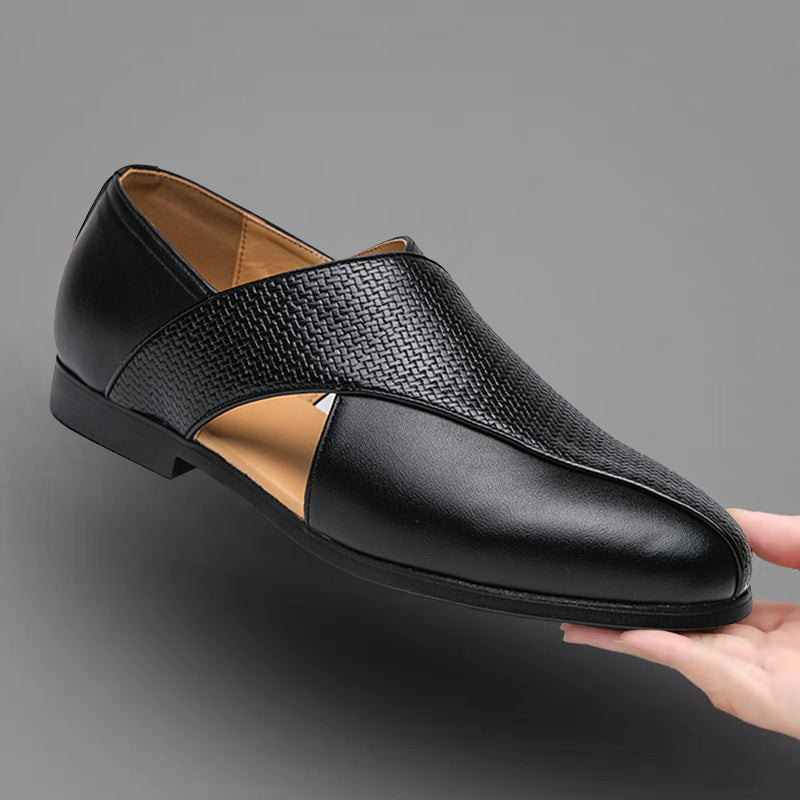 Julius | Vintage-Loafer in Lederoptik