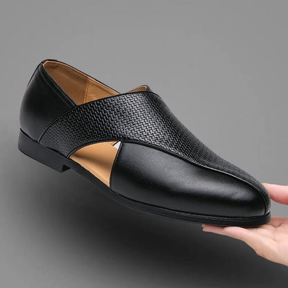 Julius | Vintage-Loafer in Lederoptik