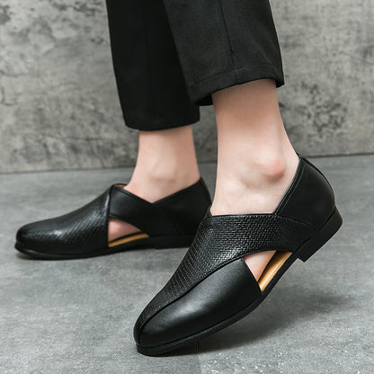 Julius | Vintage-Loafer in Lederoptik