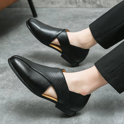 Julius | Vintage-Loafer in Lederoptik