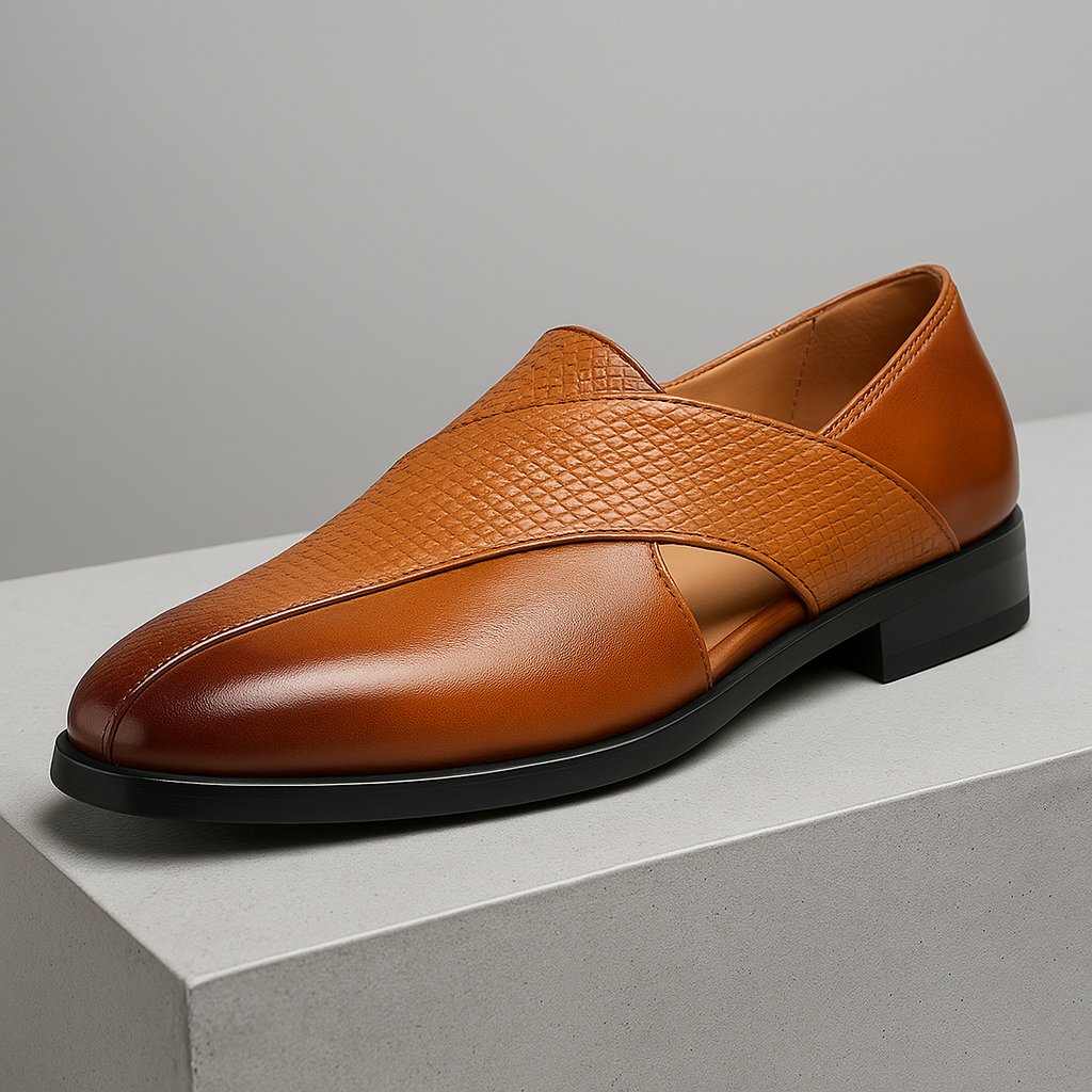 Julius | Vintage-Loafer in Lederoptik