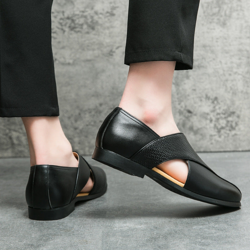 Julius | Vintage-Loafer in Lederoptik