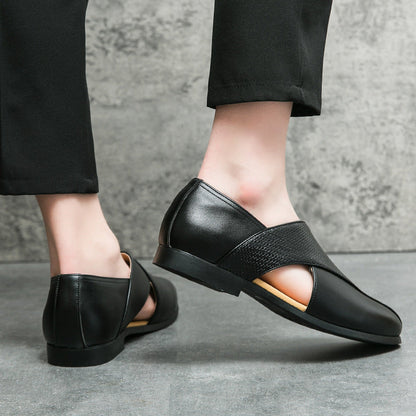 Julius | Vintage-Loafer in Lederoptik