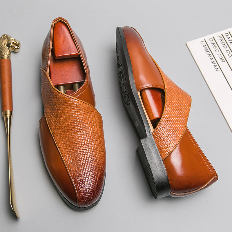 Julius | Vintage-Loafer in Lederoptik