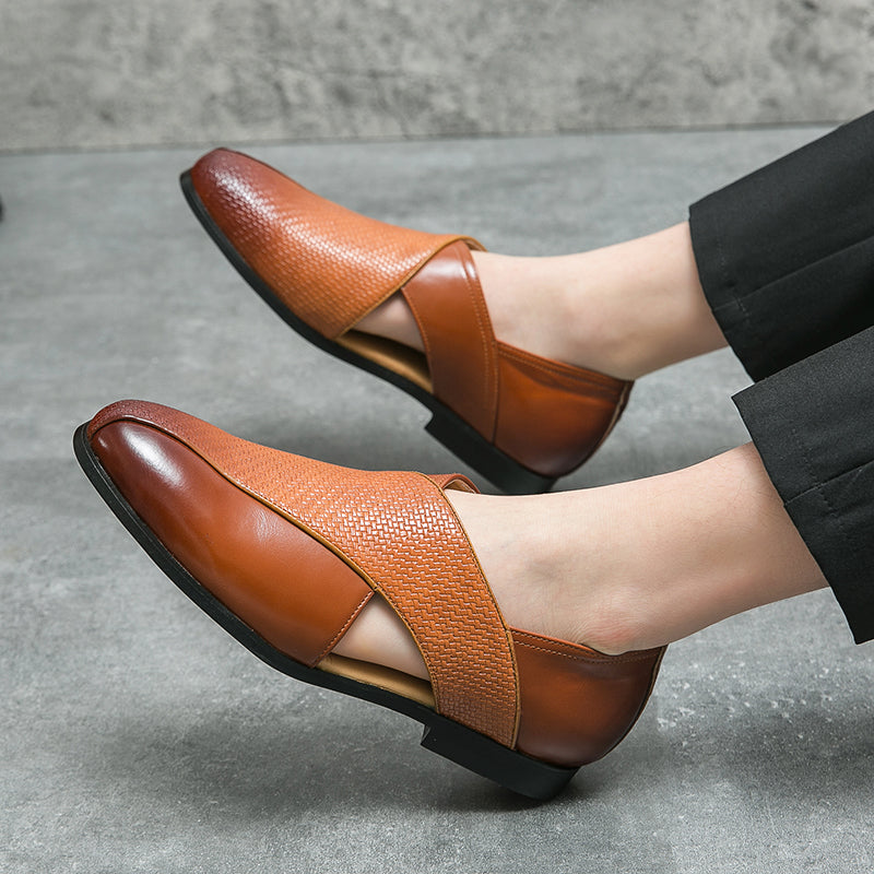 Julius | Vintage-Loafer in Lederoptik