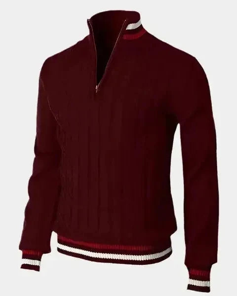 Wilhelm-Ernst | Troyer-Pullover mit Reißverschluss