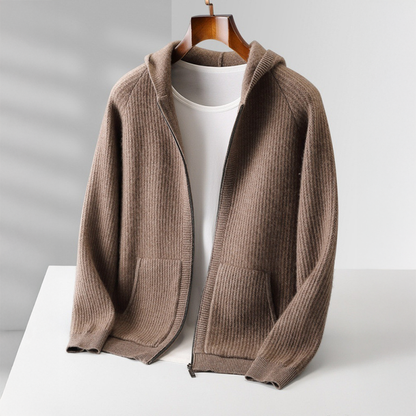 Petra-Marie | Zip-Hoodie in Kaschmir-Optik
