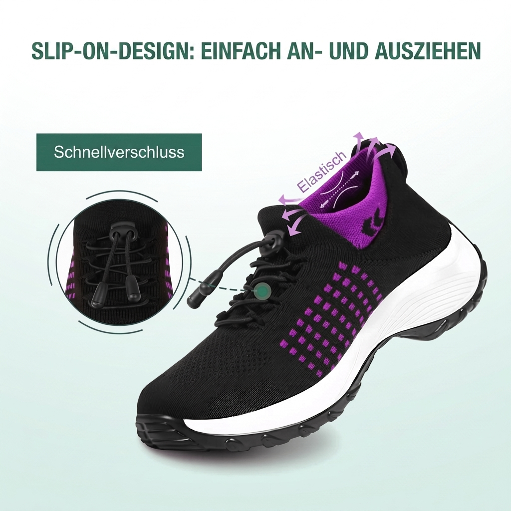 Birgit | Komfort-Sneaker mit elastischer Schnürung