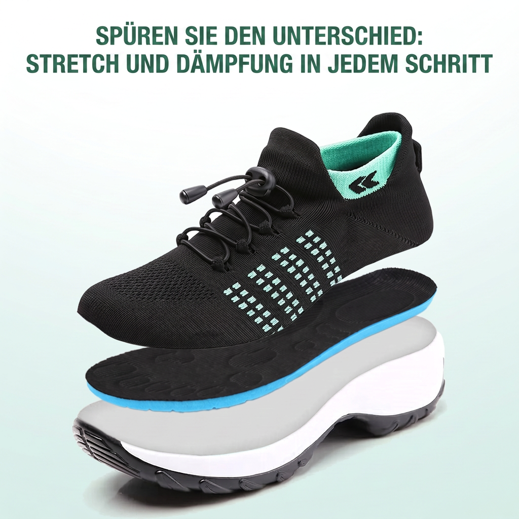 Birgit | Komfort-Sneaker mit elastischer Schnürung