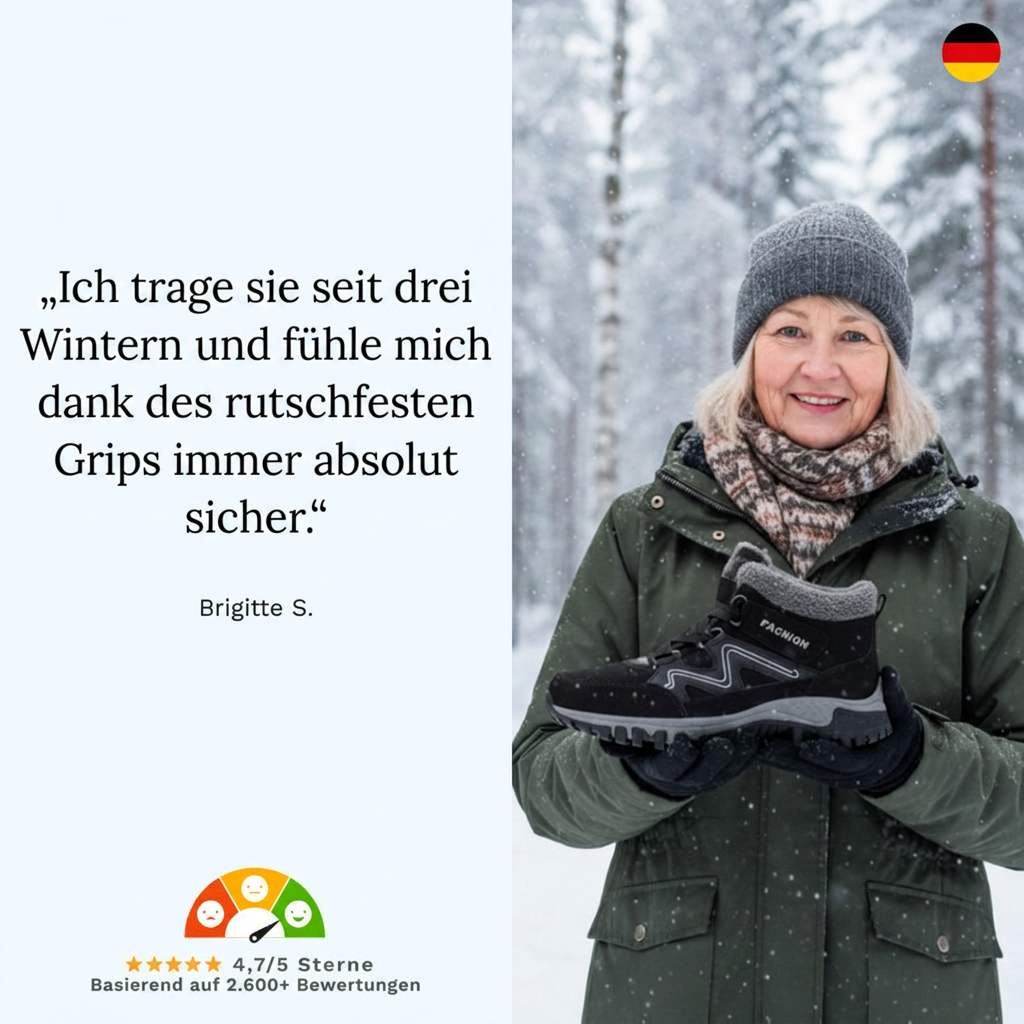 Karla | Winterschuhe mit griffiger Profilsohle
