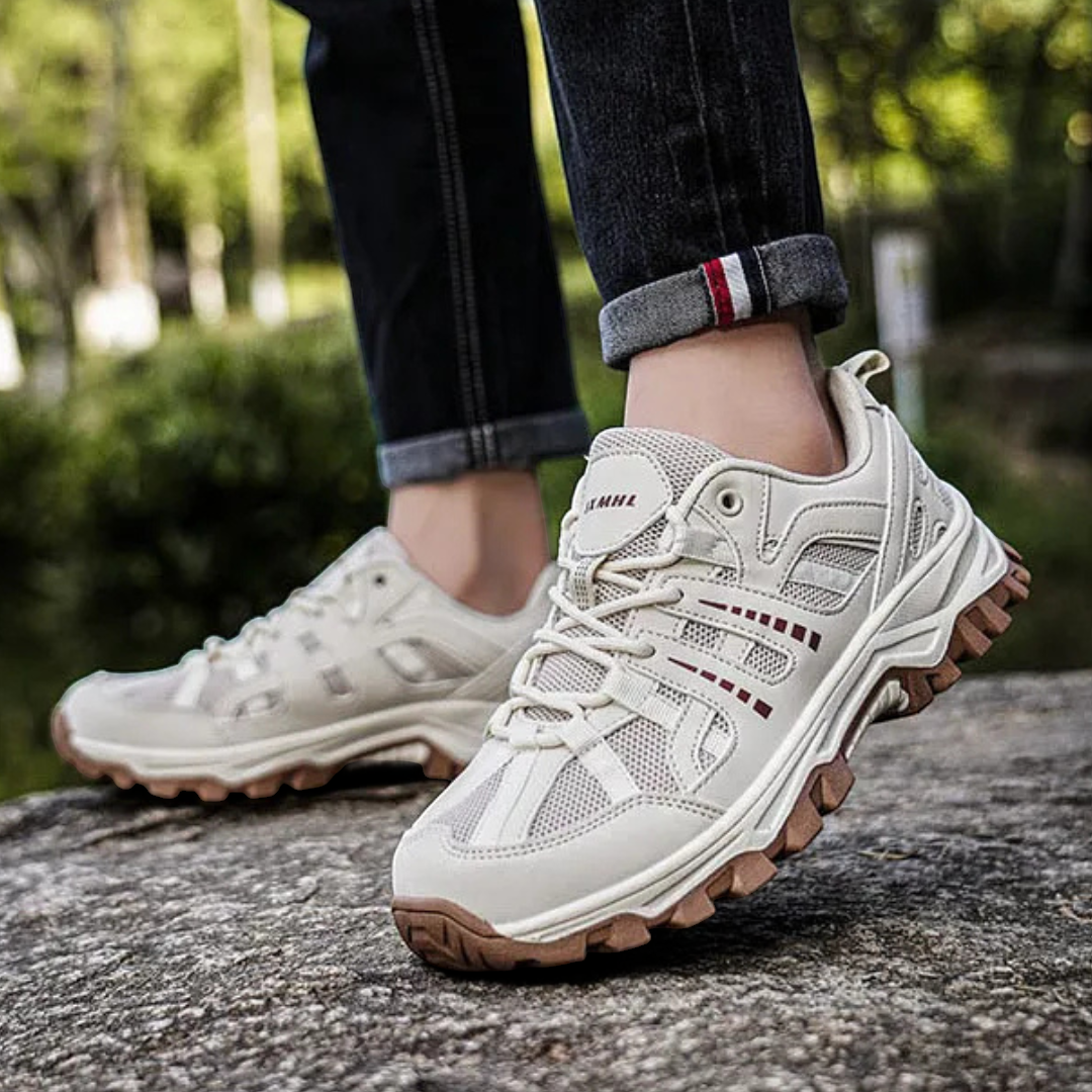 Senna | Beiger Wanderschuh mit griffiger Profilsohle