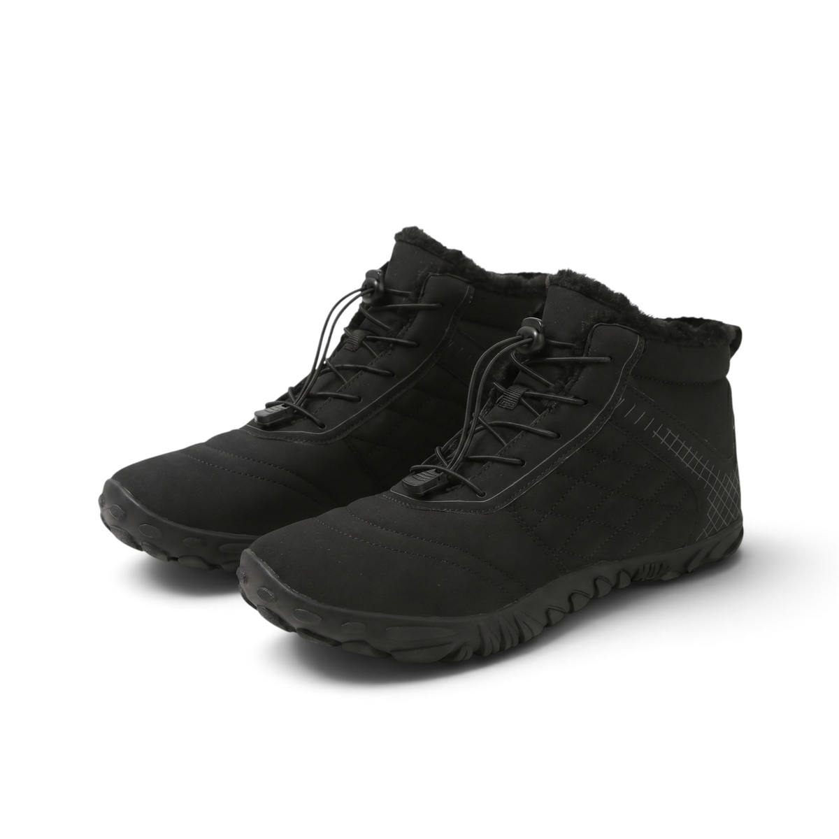 Susanne-Marie | Brauner Barfuß-Winterschuh mit flexibler Profilsohle